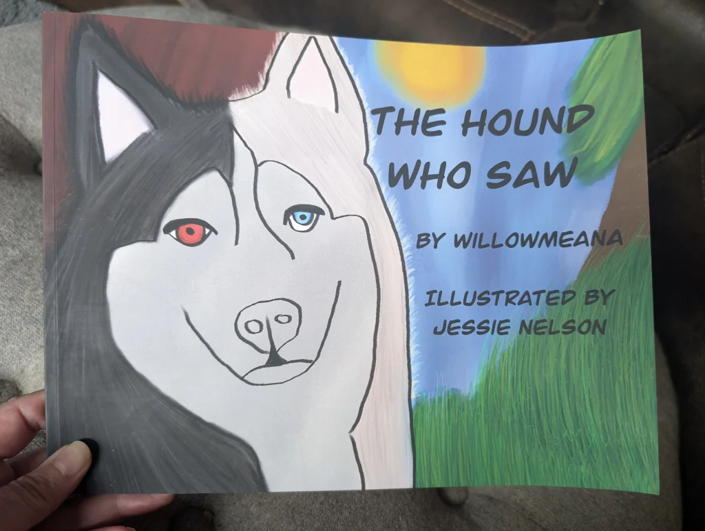 The Hound Who Saw, children's book written by Willowmeana and illustrated by Jessie Nelson