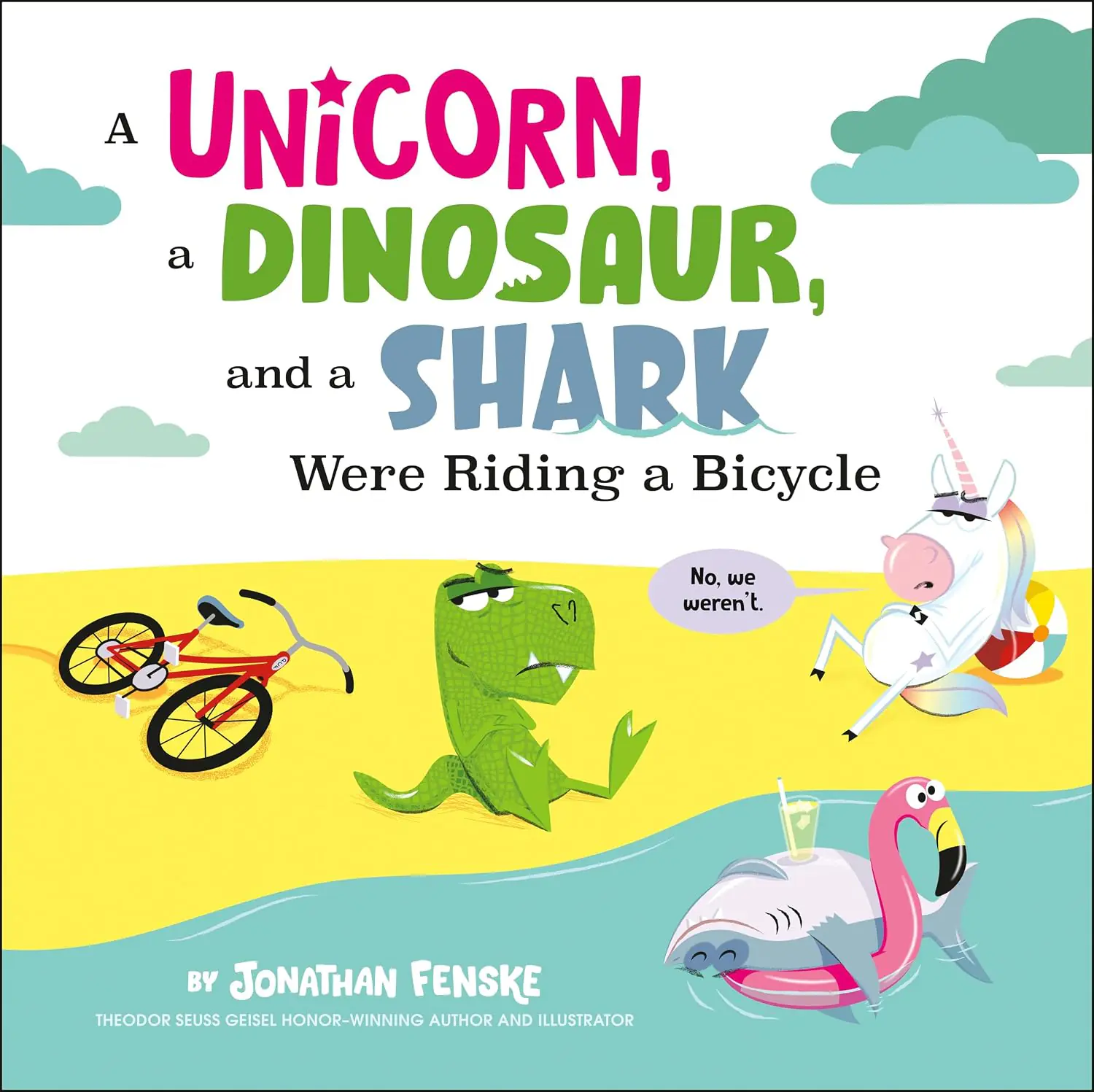 From Sig’s Bookshelf: A Unicorn, a Dinosaur, and a Shark Were Riding a Bicycle